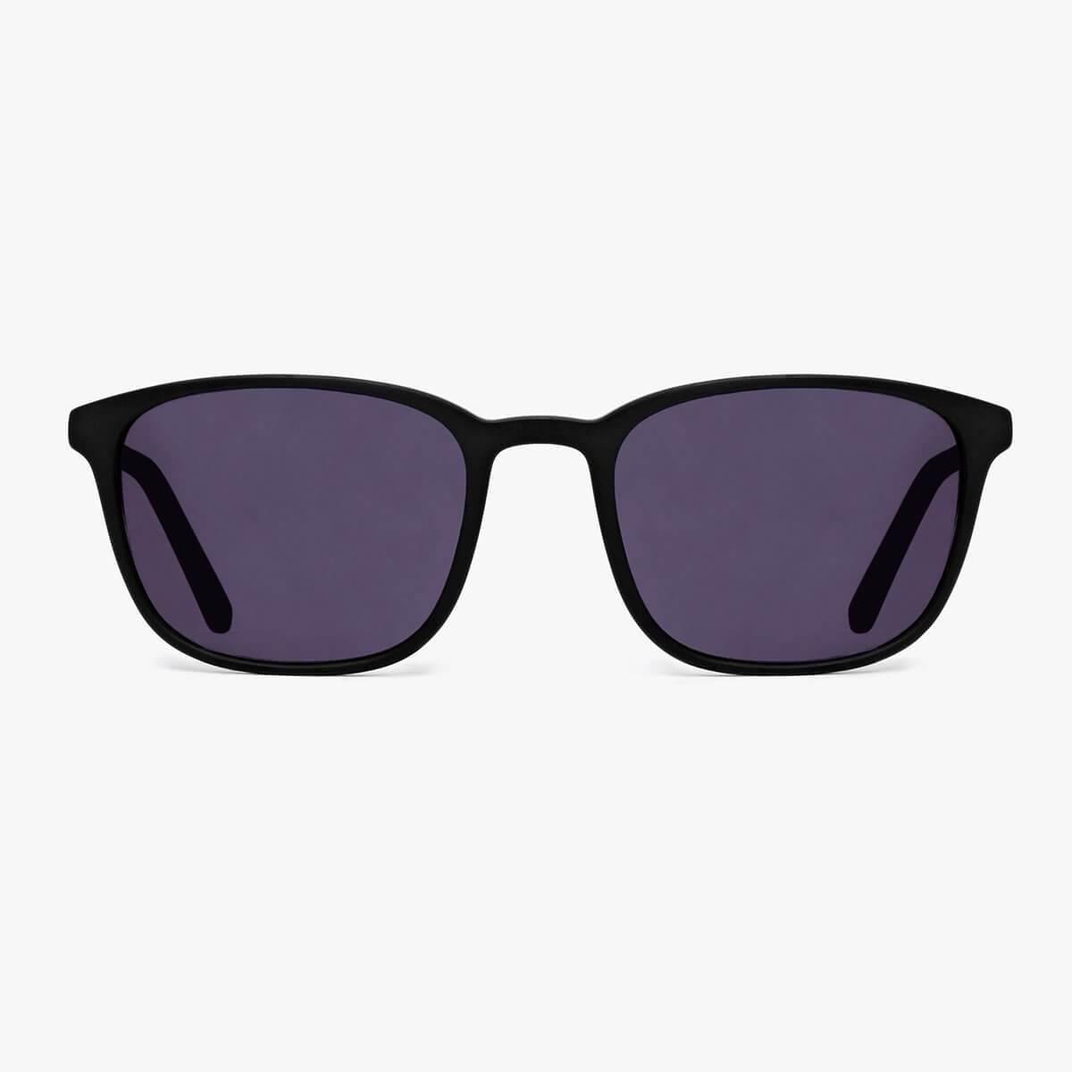 Men's Ebeltoft black sunglasses with rectangular frames