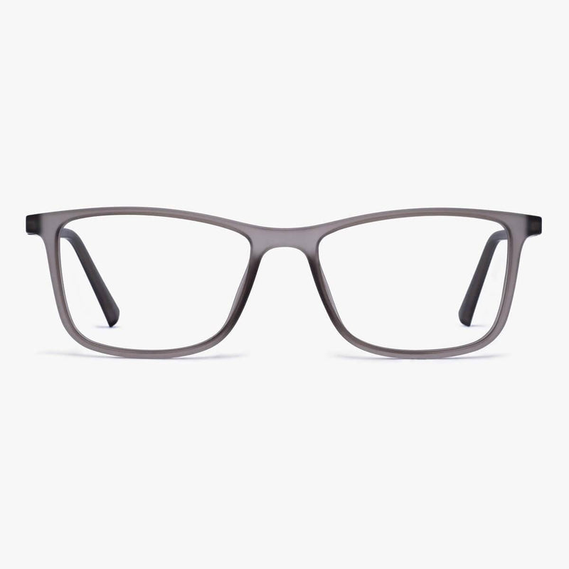 Skagen Grey rectangular gray reading glasses