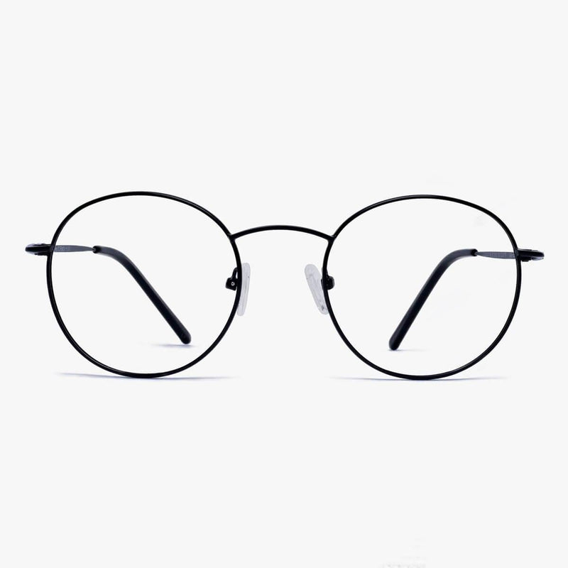 Tromsø Black round metal frame eyeglasses