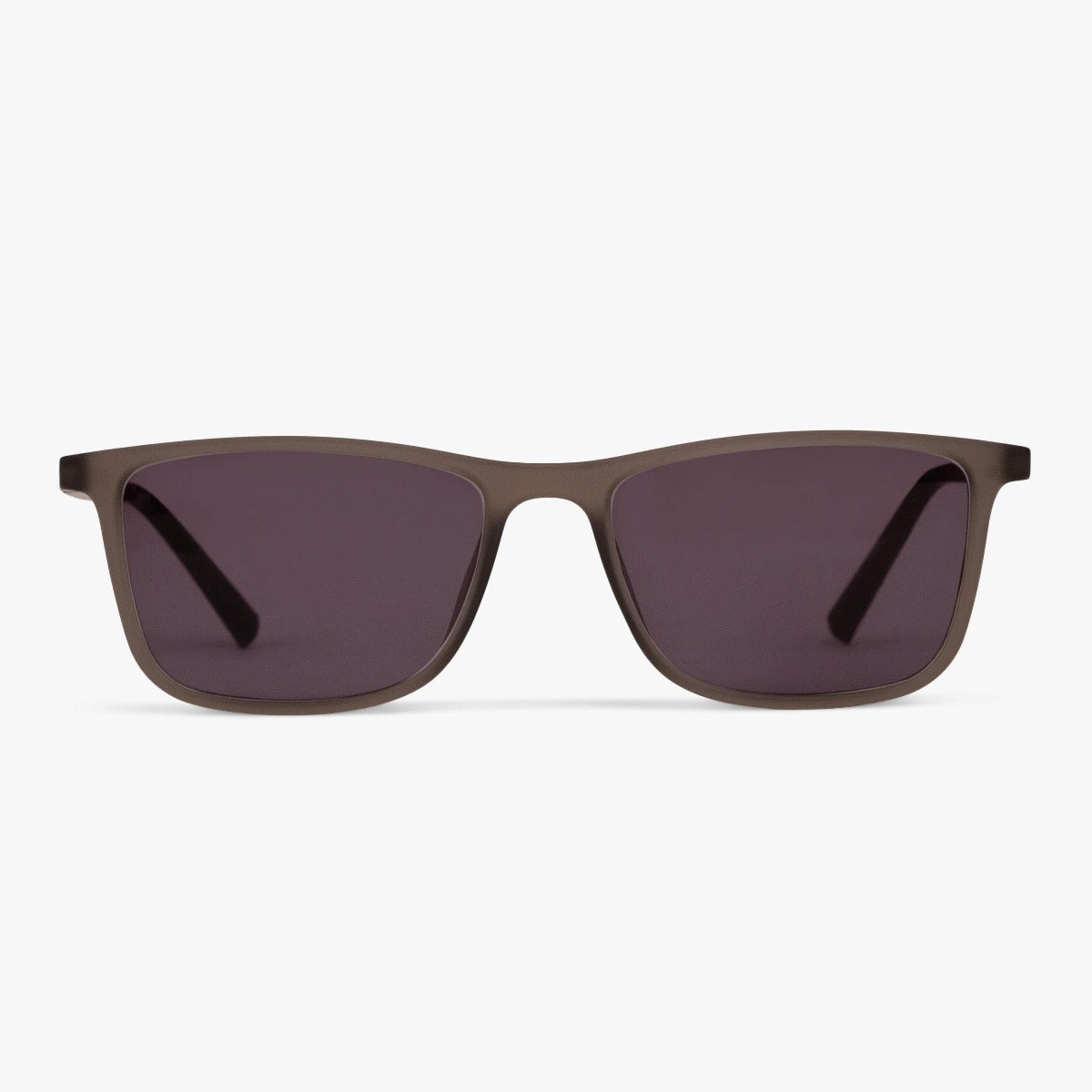 Women's Skagen Grey rectangular sunglasses with dark lenses