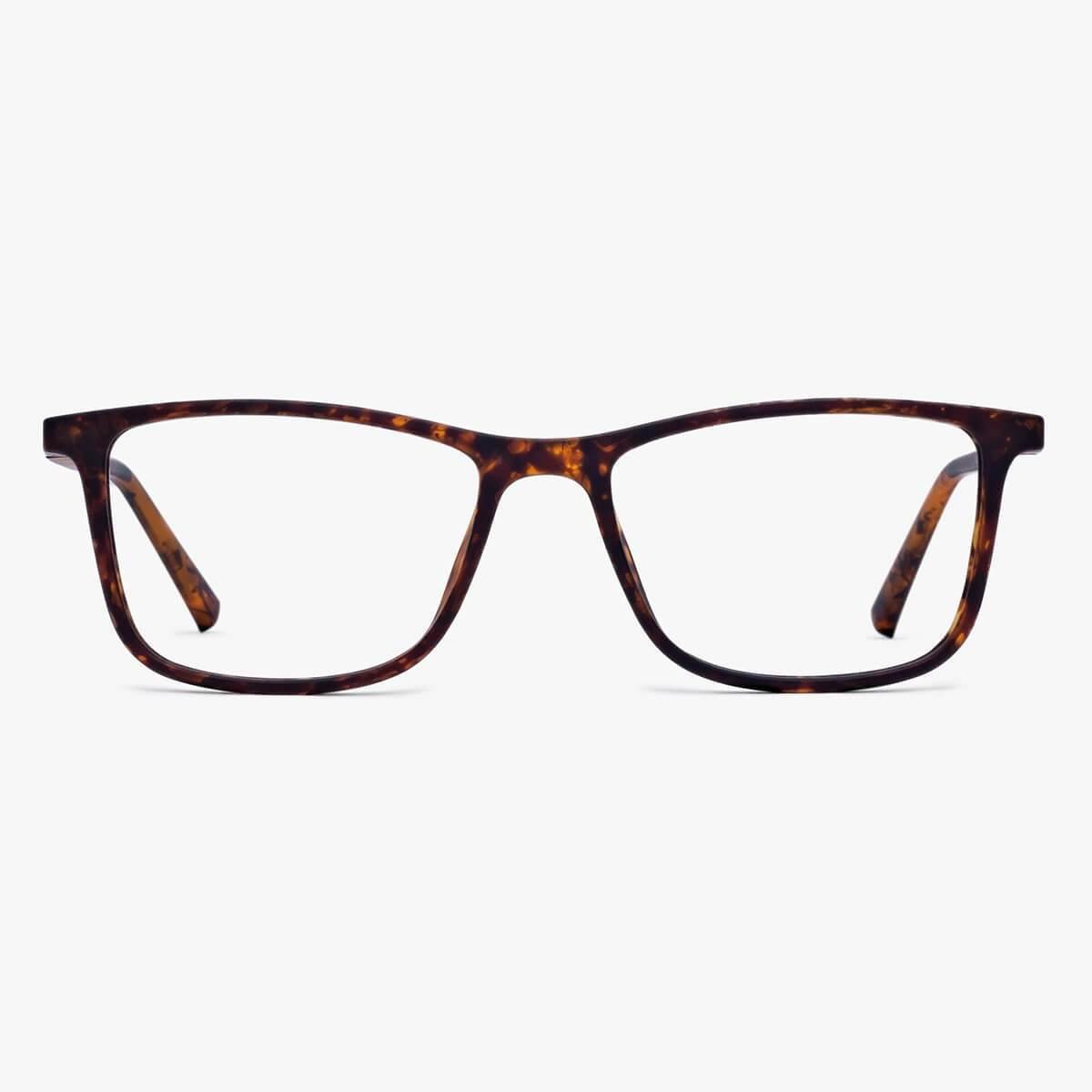 Tortoise shell square reading glasses