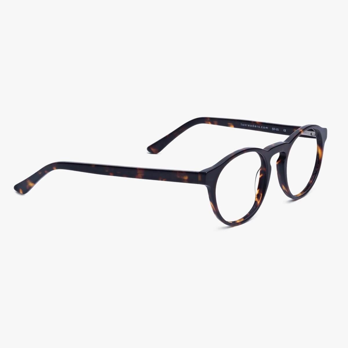 Women's Trondheim Dark Turtle reading glasses with tortoiseshell frame
