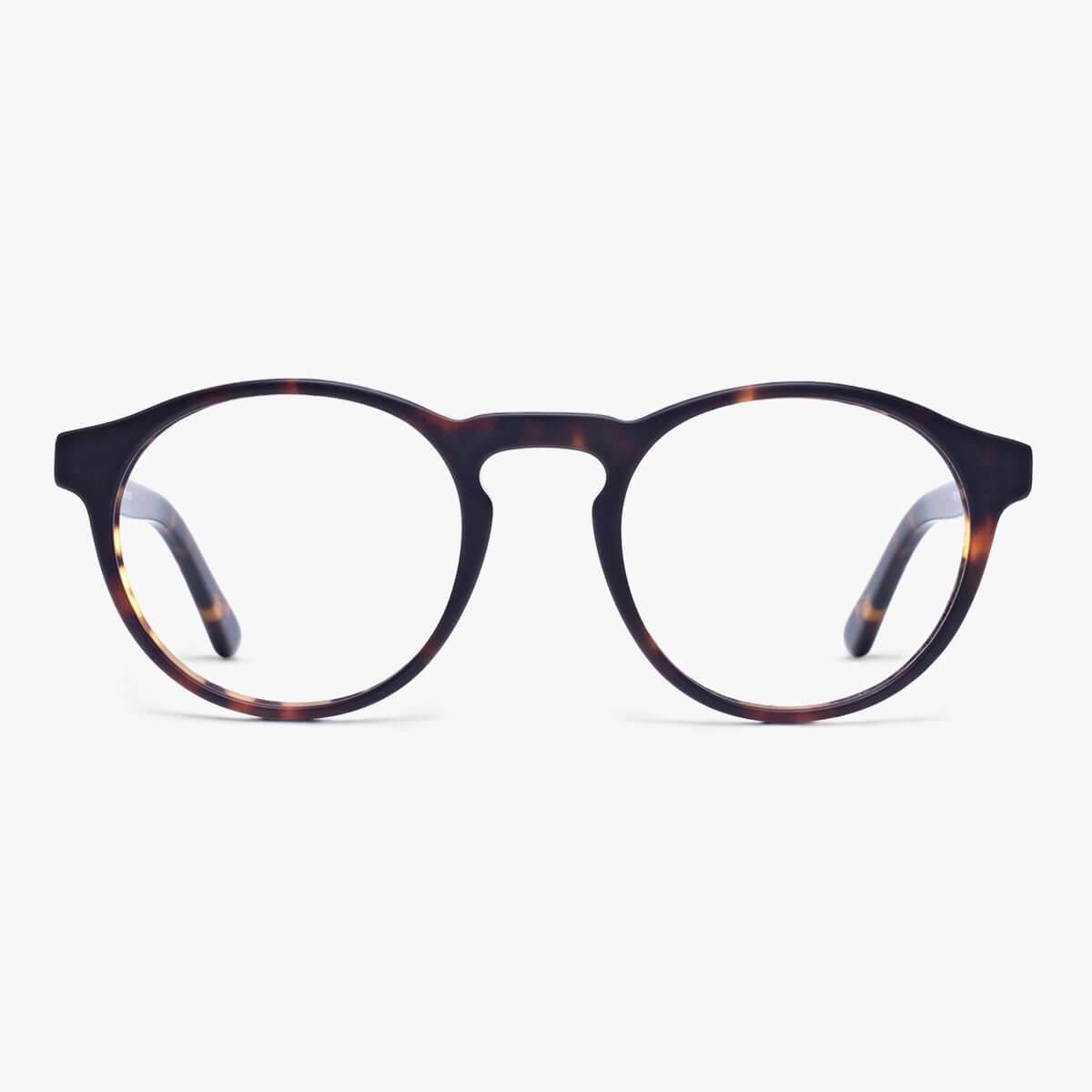 Women's Trondheim Dark Turtle round glasses