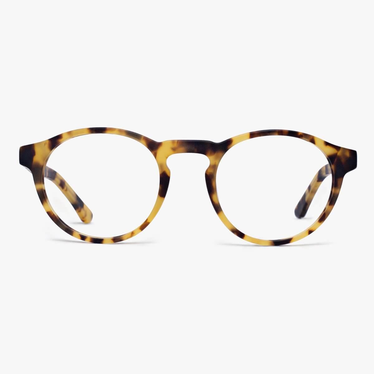 Tortoise shell round glasses frame